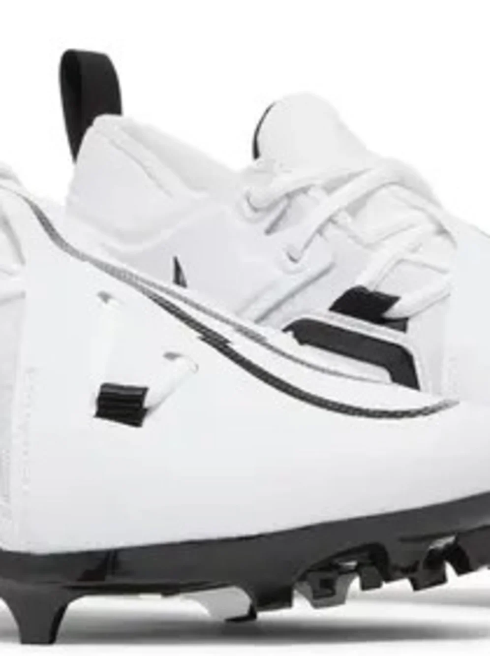 Nike Men’s White Soccer/Football Cleats with Black Swoosh Size 14